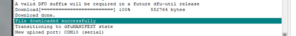 Successful Download Screenshot
